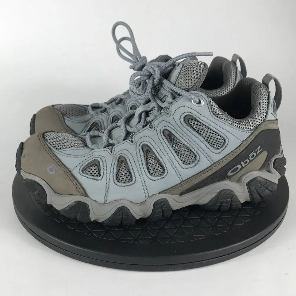 Oboz Low Top Hiking Boots Low Top Gray/Blue Women’s Size 8.5 - Picture 8 of 12